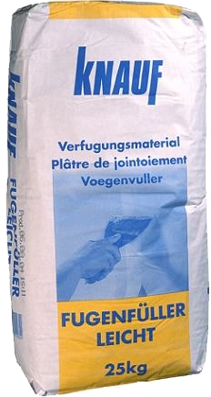 Υλικό αρμού με βάση το γύψο για στοκάρισμα αρμών γυψοσανίδων 25 κιλά
